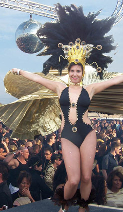 caribisc themafeest danseressen