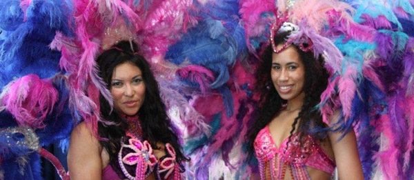 themafeest caribisch danseressen